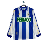 1999-00 Men‘s retro Deportivo La Coruna Long Sleeve soccer Jersey
