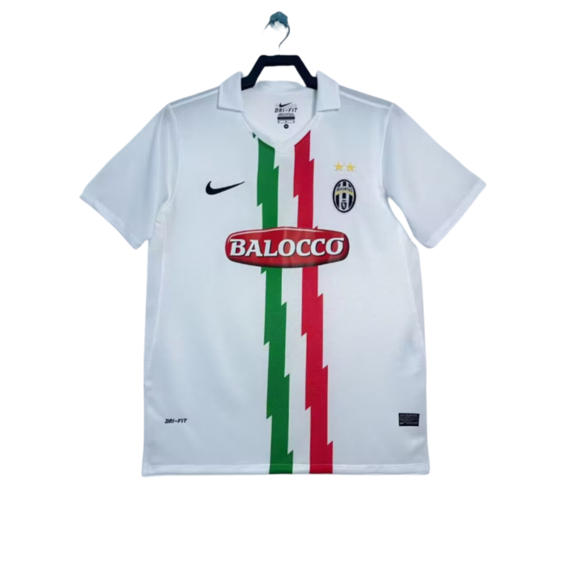 2010-12 Mens Juventus white Retro away soccer Jersey