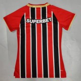 2025-26  Women  Sao Paulo  red away Soccer Jersey