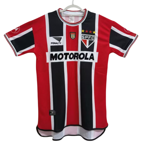 2000 Mens Sao Paulo FC Retro Away soccer Jersey