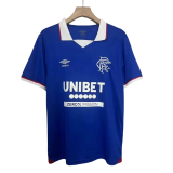 2025-26 Mens Rangers Home  blue soccer Jersey