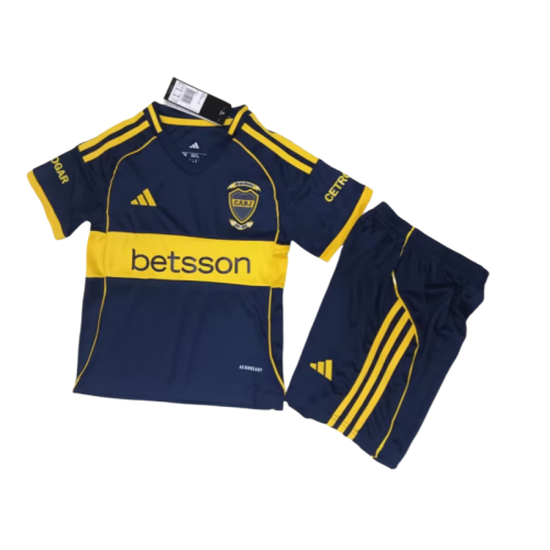2025-26 Kids Boca Juniors home blue yellow  Jersey