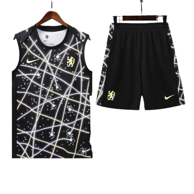 2025/26 Kids Chelsea vest short training suit