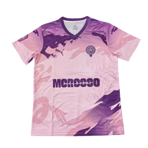 2025-26 Mens Morocco Pastel Violet  soccer Jersey