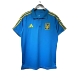2025-26 Mens Tiger polo training suit blue soccer jersey