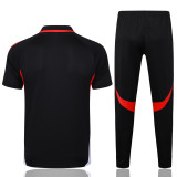 2025-26 Mens Bayern Munich black polo Training Suit c2515