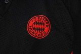 2025-26 Mens Bayern Munich black polo Training Suit c2515