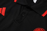 2025-26 Mens Bayern Munich black polo Training Suit c2515