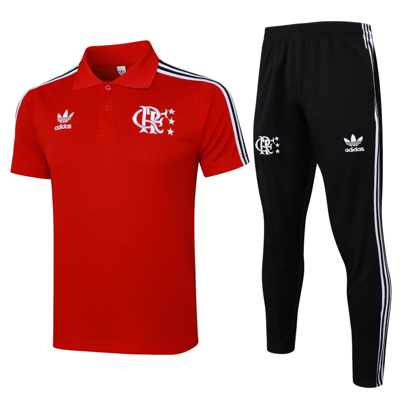2025/26 Mens Flamengo POLO red  training suit  C2517