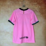 2021  Mens  Barcelona pink Third away  Retro soccer Jersey