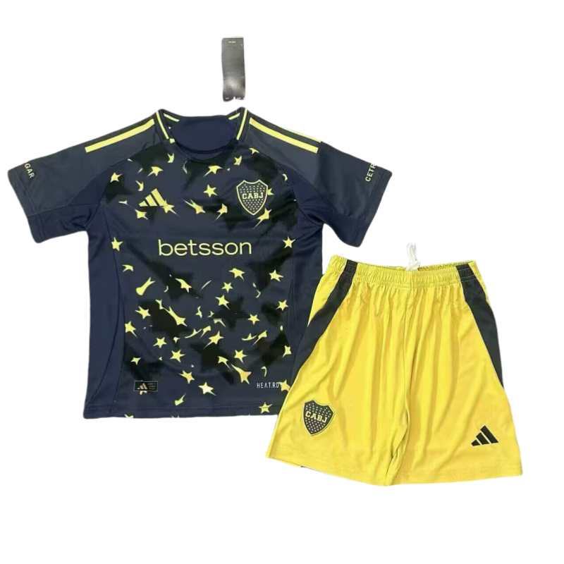 2025-26 Kids Boca Juniors blue Third away   Jersey