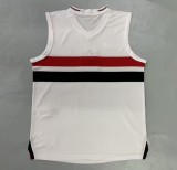 2025/26   Mens soccer jerseys Mens Sao Paulo home white  Vest