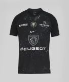 2025 Toulouse Black Rugby Jersey (圆领)