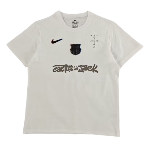 2025-26 Mens Barcelona NEW white  soccer Jersey