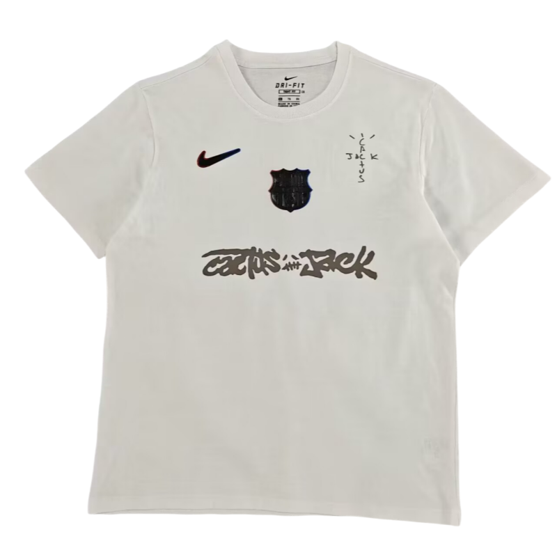 2025-26 Mens Barcelona NEW white  soccer Jersey