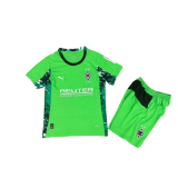 2025/26 Kids  Monchengladbach away green soccer jersey