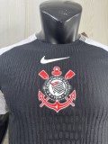 2025-26  Mens Corinthians away black  Player version soccer jersey