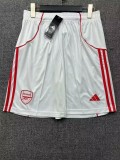 2024/25 Mens Arsenal white home Shorts