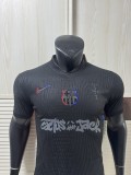 2025/26 Mens Barcelona black Player version soccer jersey