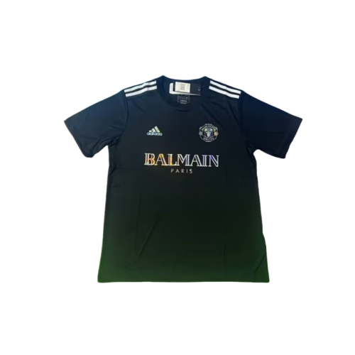 2025-26  Mens Manchester United  black Soccer Jersey