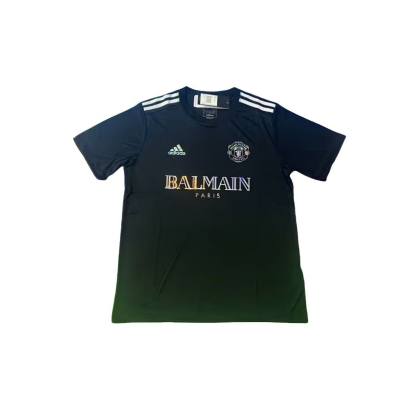 2025-26  Mens Manchester United  black Soccer Jersey