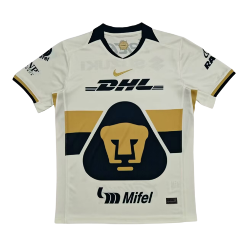 2025/26 Mens Pumas UNAM home white Soccer Jersey