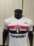 2025/26 Player version Sao Paulo home soccer jersey