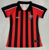 2025-26  Women Vitoria red  home soccer jersey