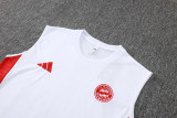 2025-26 Mens Bayern Munich white Vest short training  D2558#