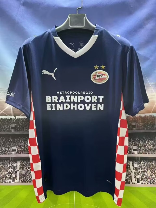 2025/26 Mens Eindhoven away  blue  soccer jersey