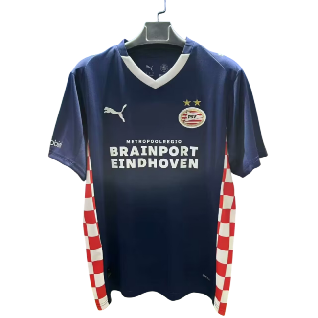 2025/26 Mens Eindhoven away  blue  soccer jersey