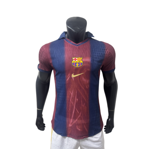 2025-26 Mens Barcelona Retro collaboration Player  soccer jersey