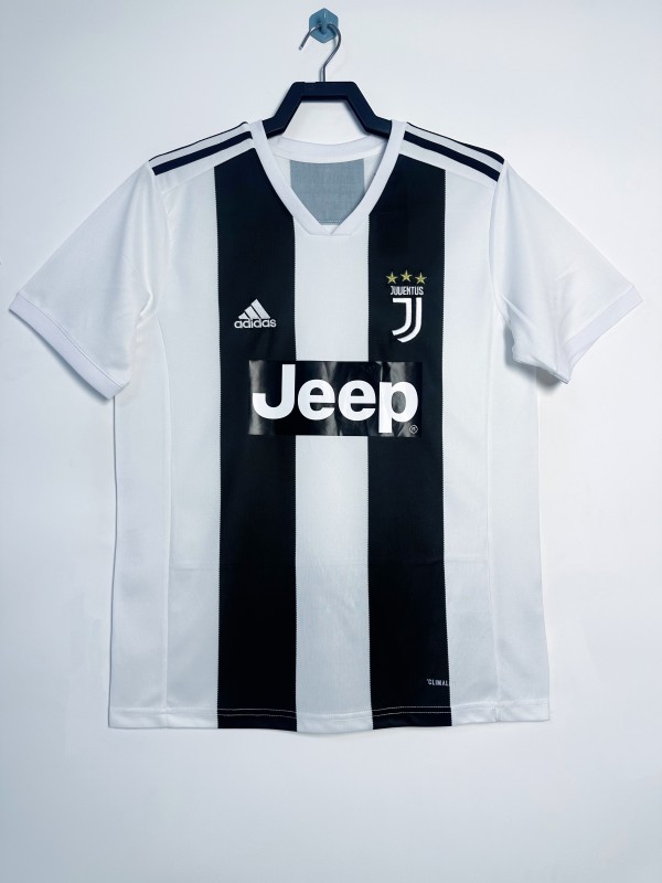 2018/19 Retro Juventus home  soccer Jersey Mens