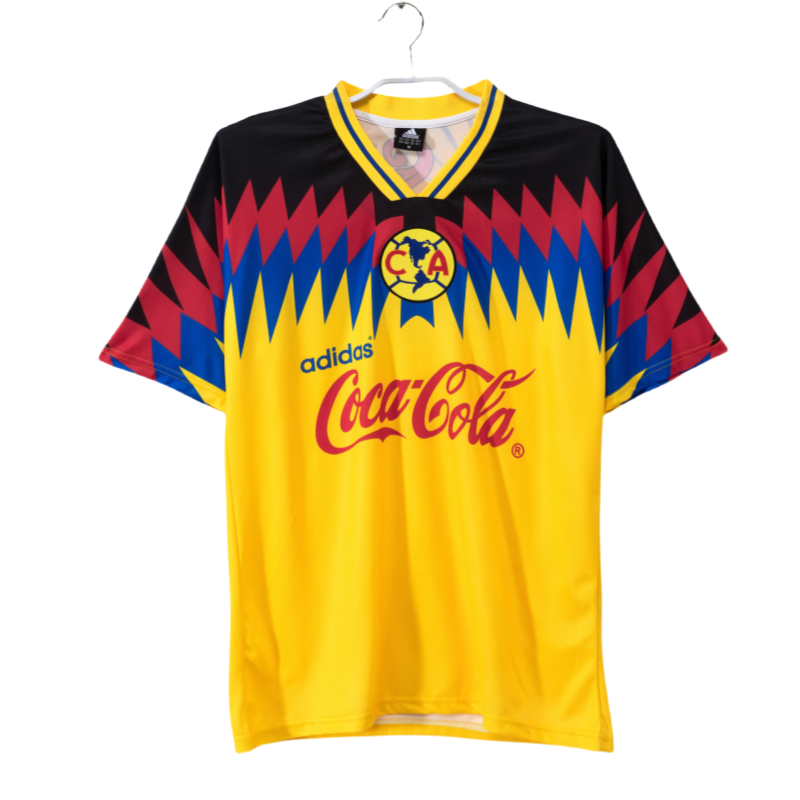 1995 Retro Club America Home yellow Jersey Mens