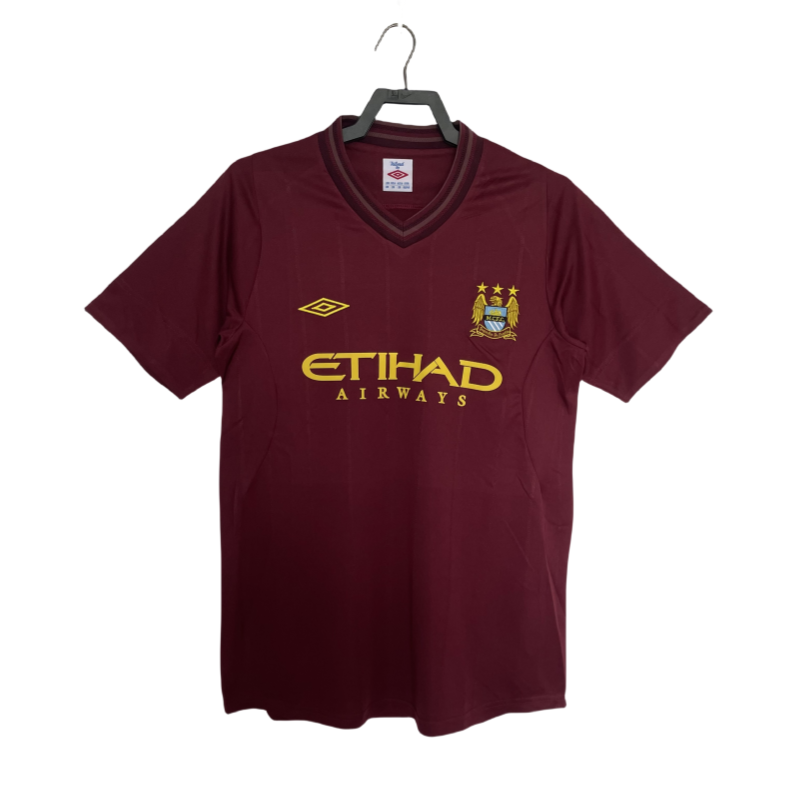 2012/13 Retro Mens Manchester City red Away Jersey