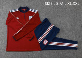 2025-26Mens  Arsenal red Half Pull  Training suit   B2539#