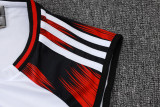 2025-26 Mens Flamengo white vest short training suit