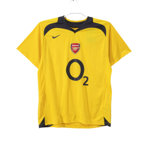2005/06 Mens  Arsenal Retro home yellow Soccer  Jersey
