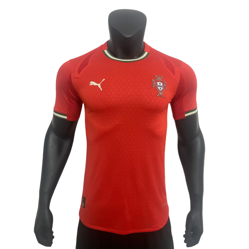 2025-26 Mens Portugal home red Player Soccer Jersey