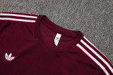 2025-26 Mens Bayern Munich Deep jujube red  short training  D2527#