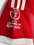 Retro Mens China away red soccer jersey 2002