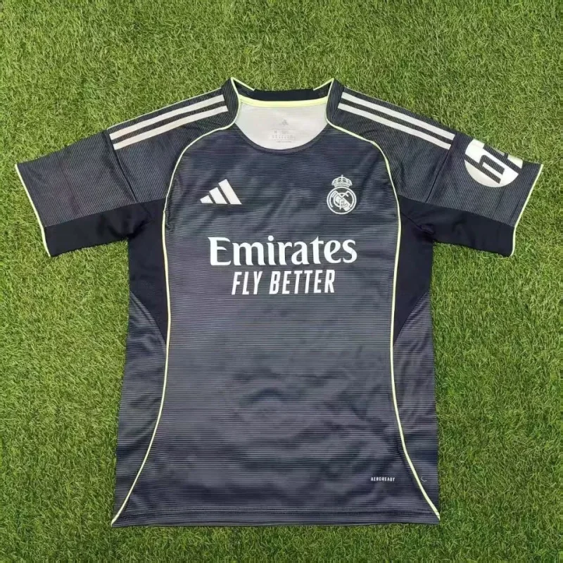 2014-15 Mens   Real Madrid  away black  Soccer Jersey