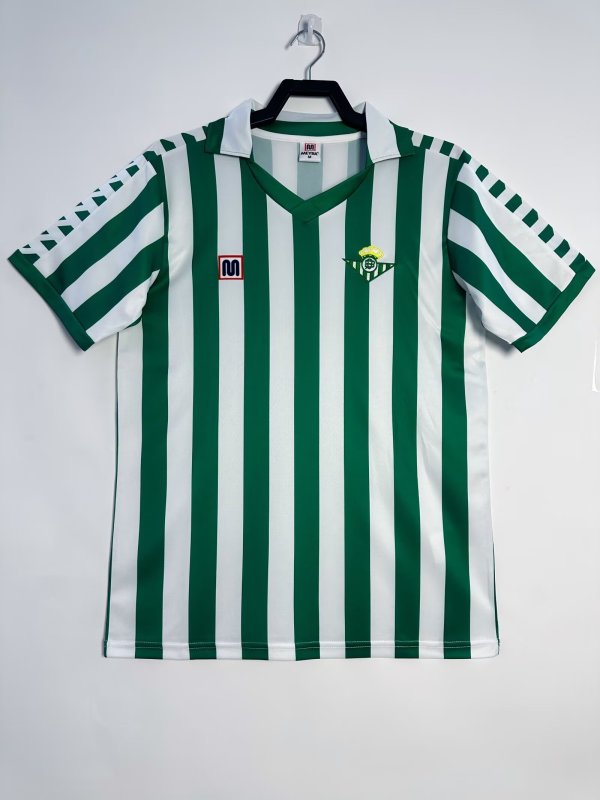 RETRO Mens Real Betis home Jersey 1982-85
