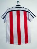 Retro  Mens Bayern Munich  away Red and white soccer  Jersey 2000-02