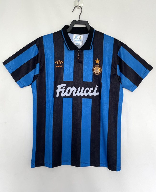 1992-94 Retro Inter Milan Home Jersey Mens