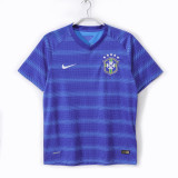 2014 Mens Brazil blue Retro Home soccer Jersey