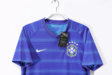 2014 Mens Brazil blue Retro Home soccer Jersey