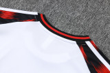 Mens Flamengo white Short Training Suit  2024/25