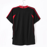 2000-01 Mens  AC Milan black Retro  Third away  soccer Jersey