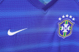 2014 Mens Brazil blue Retro Home soccer Jersey